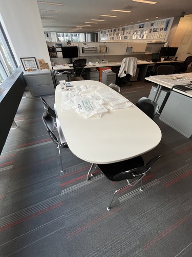 84" Oval Eames Meeting Table - Thumbnail 2