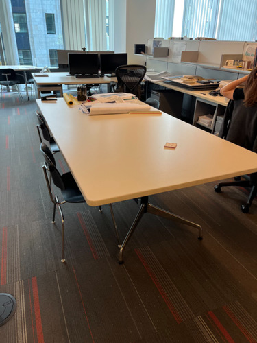 96" Rectangular Eames Meeting Room Table - Thumbnail 2