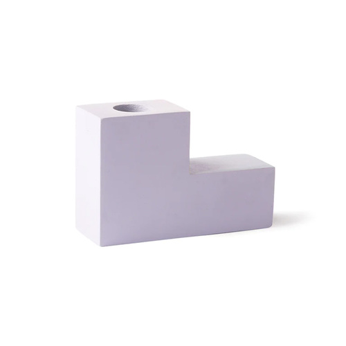 Concrete Candle Stick Holder M Lilac Object - Image 1