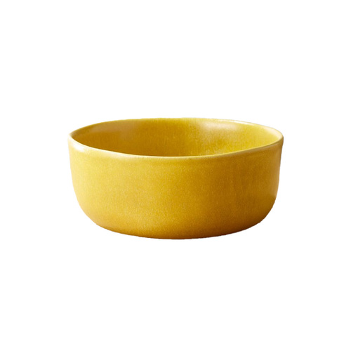 Drift Matte Yellow Serving Bowl - Image 1