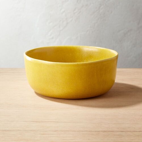 Drift Matte Yellow Serving Bowl - Thumbnail 2