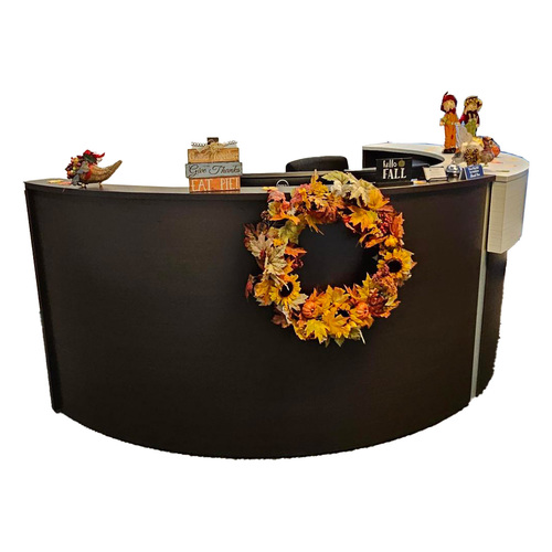 Half-Round Reception Desk - Image 1