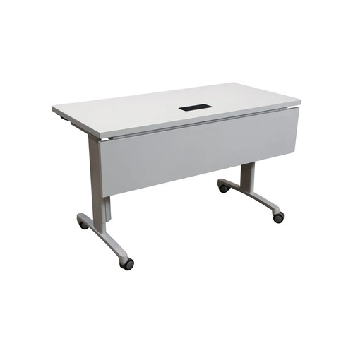 Training Table w Modesty Panel and Power Grommet - Image 1