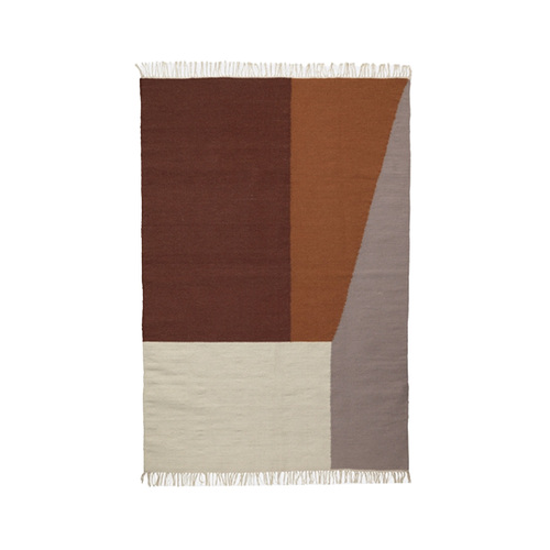 Kelim Rug, Borders - Small w/ rug pad