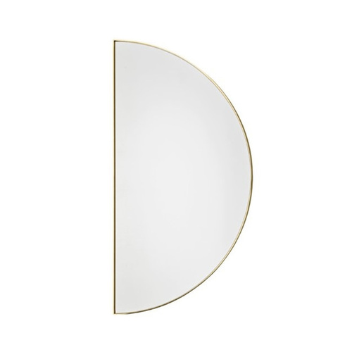Mirror - 1/2 Circle, Gold - Image 1