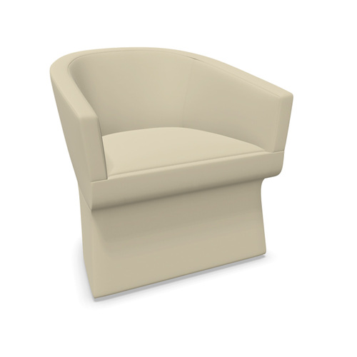 Fedele Leather Lounge Chair - Image 1