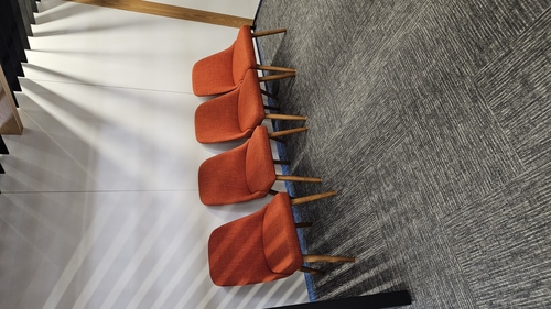 Mid-Century Upholstered Side Chair - Thumbnail 2