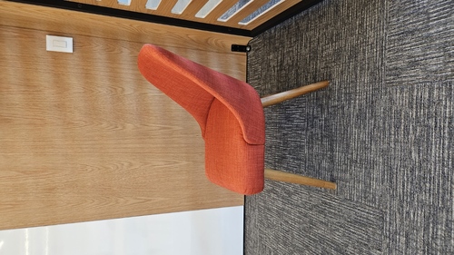 Mid-Century Upholstered Side Chair - Thumbnail 4