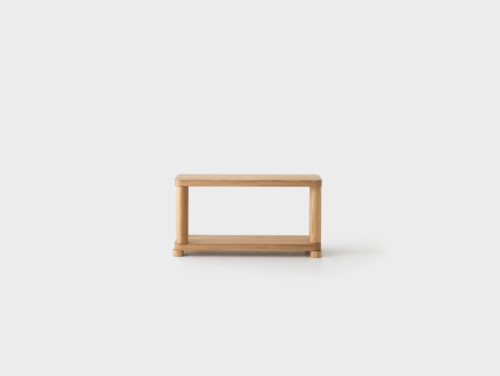 Offset Shelf Small Natural - 1 Tier - Thumbnail 2