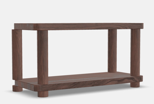 Offset Shelf Small Umber - 1 Tier - Thumbnail 2