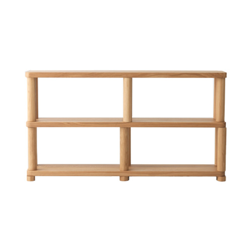 Offset Shelf Large Natural - 2 Tiers - Image 1