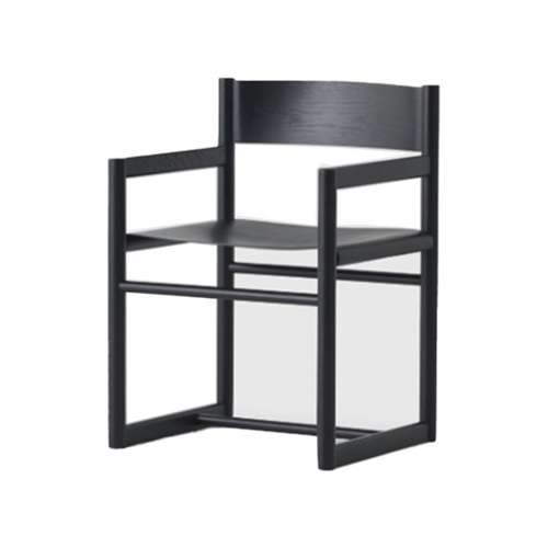 Passenger Chair Black - Black Leather - Image 1