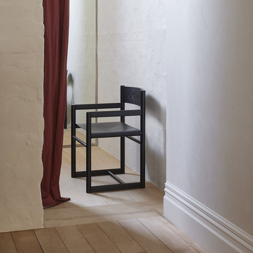 Passenger Chair Black - Black Leather - Thumbnail 2