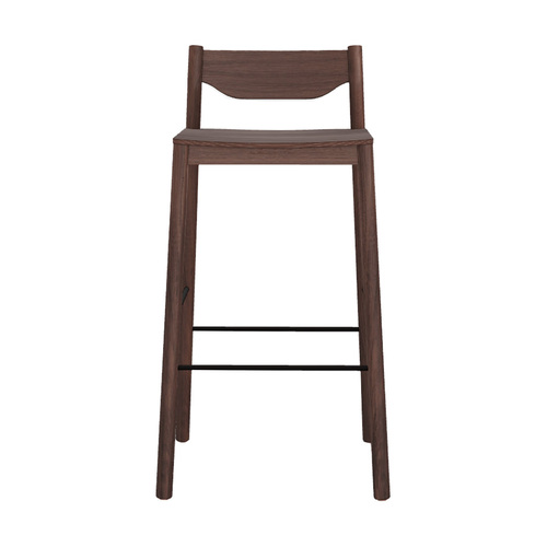 Tangerine Stool with back Umber