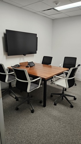 Rectangle Meeting Room w/ Post Leg 48"W x 48"D x 29"H - Thumbnail 2