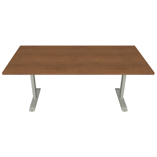 60x30 Sit Stand Desk - Walnut - Image 1