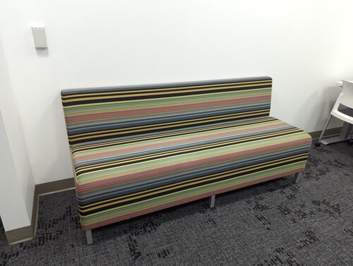 Multicolored Armless Sofa - Thumbnail 2
