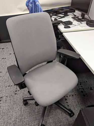 Amia Task Chair, Grey - Thumbnail 2