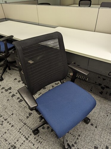 Think Mesh Chairs, Navy (Old Style) - Thumbnail 2