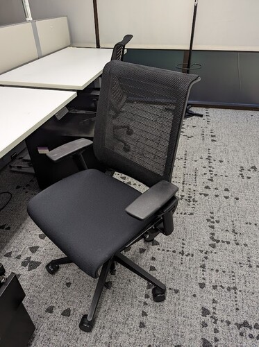 Think Mesh Chairs, Black (Old Style) - Thumbnail 2