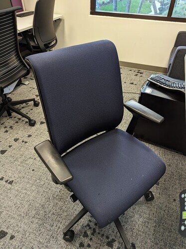 Think Fabric Chairs, Navy - Thumbnail 2