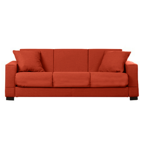 Orange Sofa 96W x 34D x 27H - Image 1