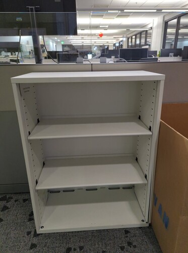Bookcase, Milk - 30W x 15D x 40H - Thumbnail 2