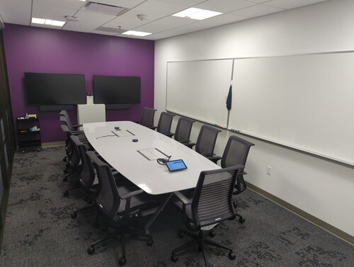 14' Boat-shaped Conference Table - Image 1
