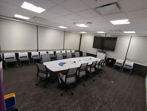 13' Boat-shaped Conference Table - Image 1