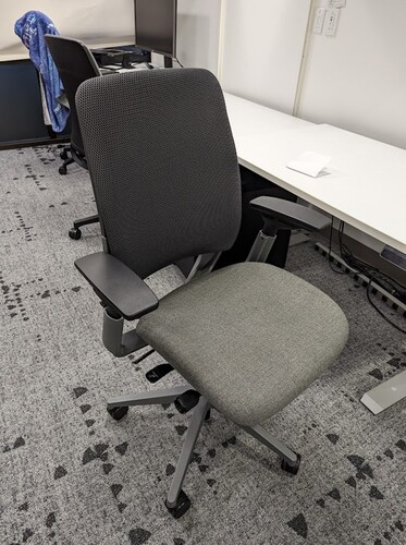 Amia Task Chair, Gray Mesh - Thumbnail 2