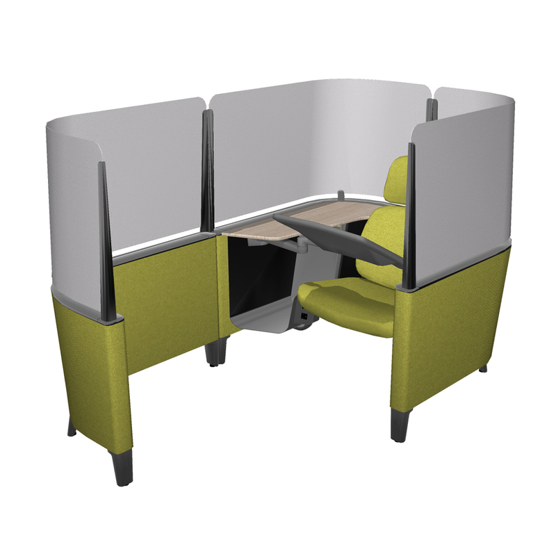 Brody Privacy Lounge with Extension - Image 1