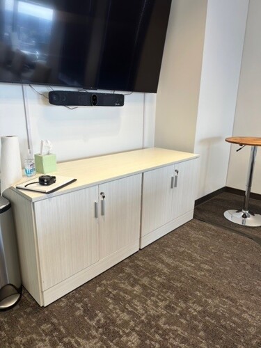 Light Woodgrain Credenza - Thumbnail 2