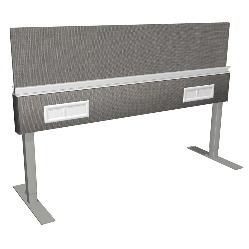 Height Adjustable Benching Stations With Beam - Thumbnail 3