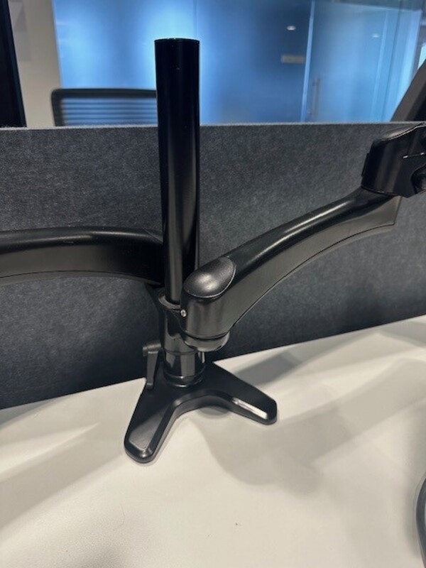 Dual Monitor Arm, Black  - Thumbnail 2
