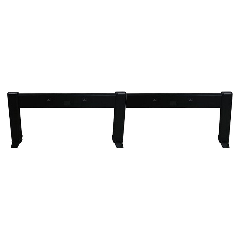 Power beams with 2-outside legs,1 inside leg, duplexes, black - Image 1
