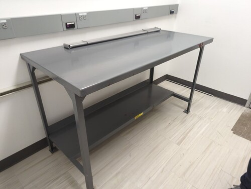 Metal Worktable 60W x 30D x 36H - Thumbnail 2