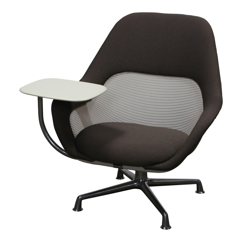 Coalesse SW_1 Swivel Lounge Chair - Right Side Tablet - Image 1