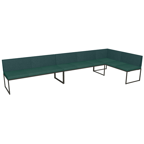 Modo 7' Corner Bench Plus 5' Straight Bench - Image 1