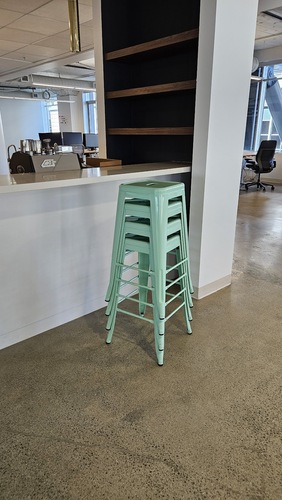 Metal Counter Height Stack Chair - Thumbnail 2