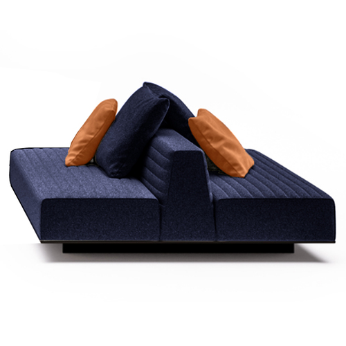 Roger Spring Back-to-Back Armless Sofa - Image 1