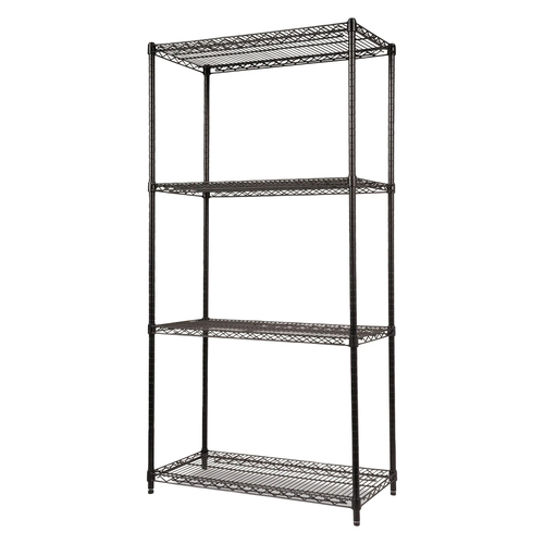 Metro Rack 35W x 18D x 72H, Black - Image 1