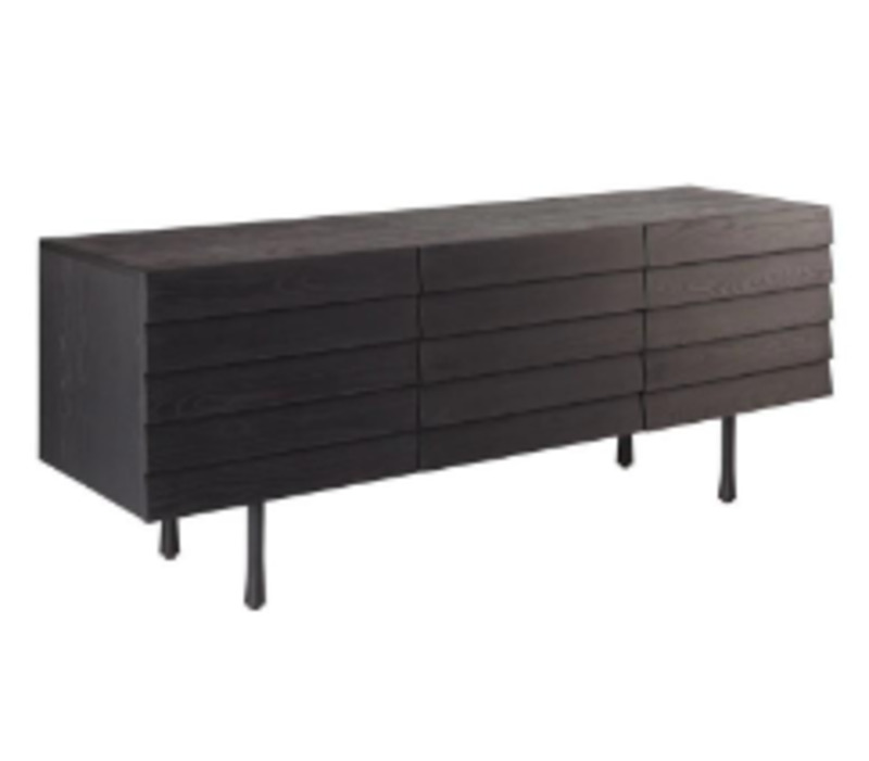 Lap 2 Door/ 2 Drawer Credenza - Image 1