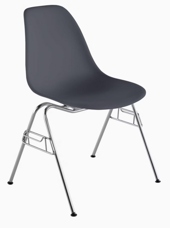 Eames Molded Plastic Side Chair - Image 1