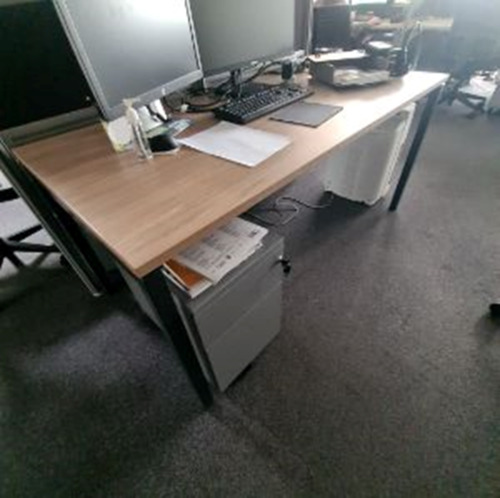 Work Table w/ Square Metal Legs - Thumbnail 3