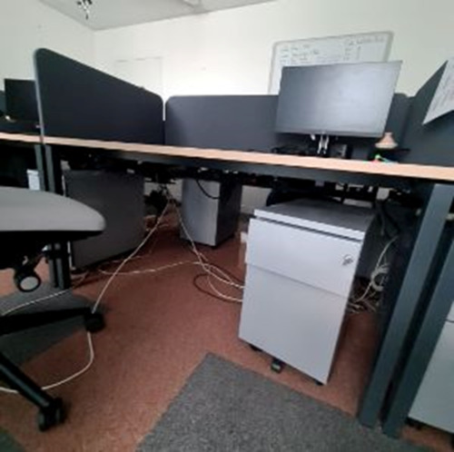 Work Table w/ Square Metal Legs - Thumbnail 3