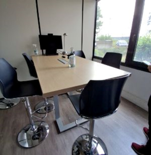 Bar Height Meeting Table - Image 1