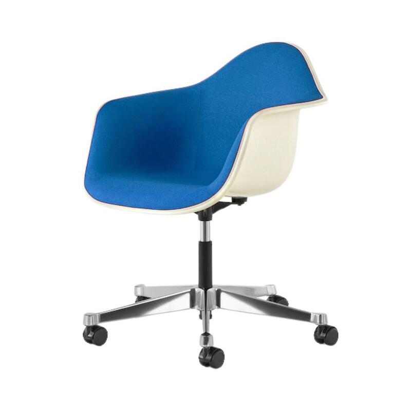 Eames Upholstered Molded Plastic Task Armchair - Thumbnail 4