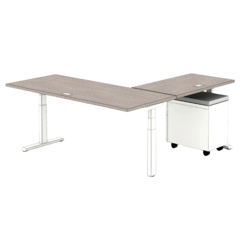 Altitude L-Desk Height-Adjustable - Thumbnail 2