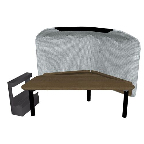 Flex 120 Straight Desk Height w/ Wrap - Image 1