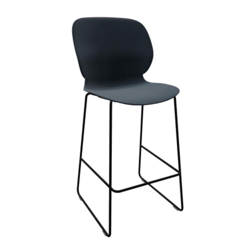 Maari Bar Stool With Sled Base - Image 1